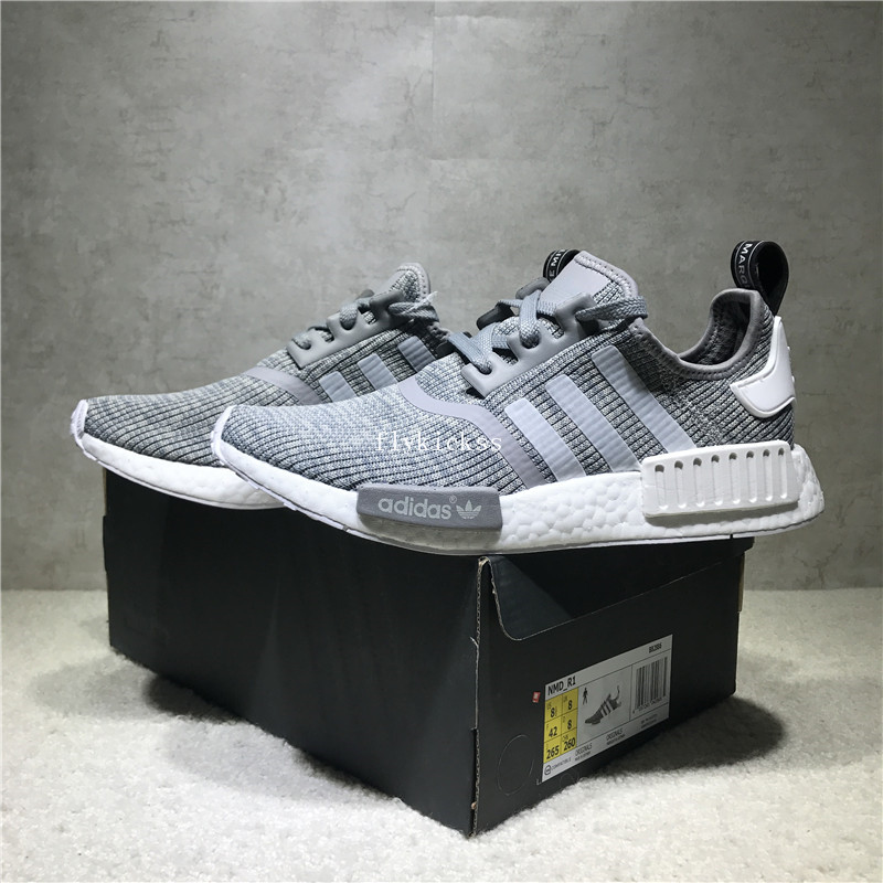 Real Boost Adidas NMD R1 Grey BB2886